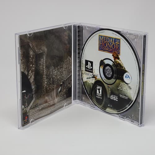 Medal Of Honor Underground (PlayStation 1 PS1) Black Label CIB COMPLETE & TESTED - Thumbnail 2