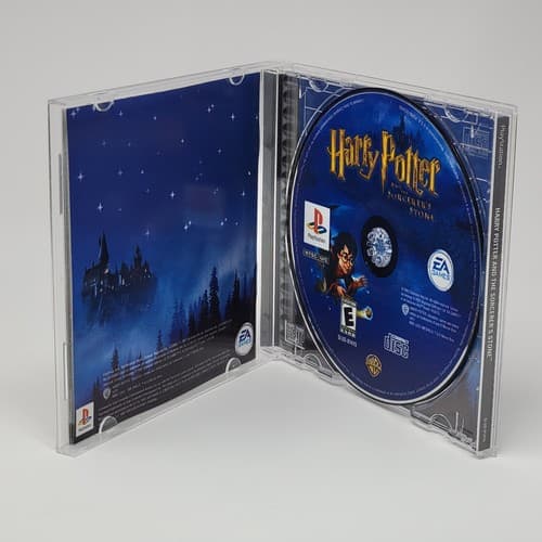 Harry Potter & the Sorcerer's Stone (PlayStation 1 PS1) Black Label CIB & TESTED - Thumbnail 2