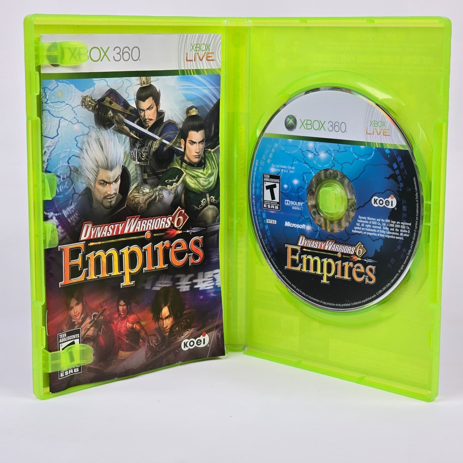 Dynasty Warriors 6: Empires (Xbox 360) CIB COMPLETE - Thumbnail 2