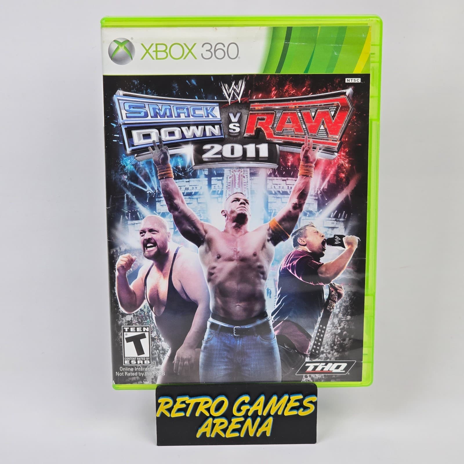 WWE Smackdown vs Raw 2011 (Xbox 360) Case & Disc