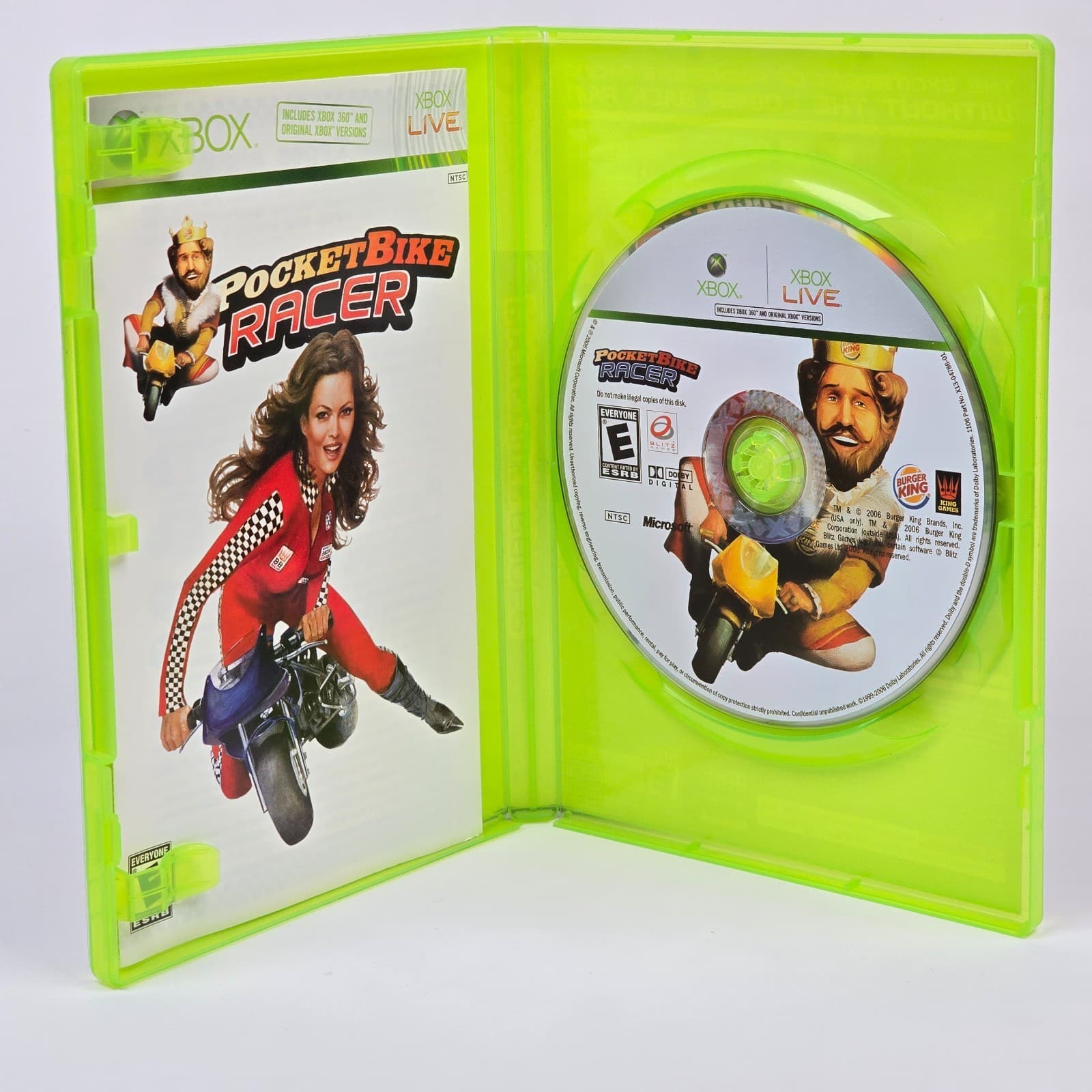 PocketBike Pocket Bike Racer - Burger King (Xbox 360) CIB COMPLETE - Thumbnail 2