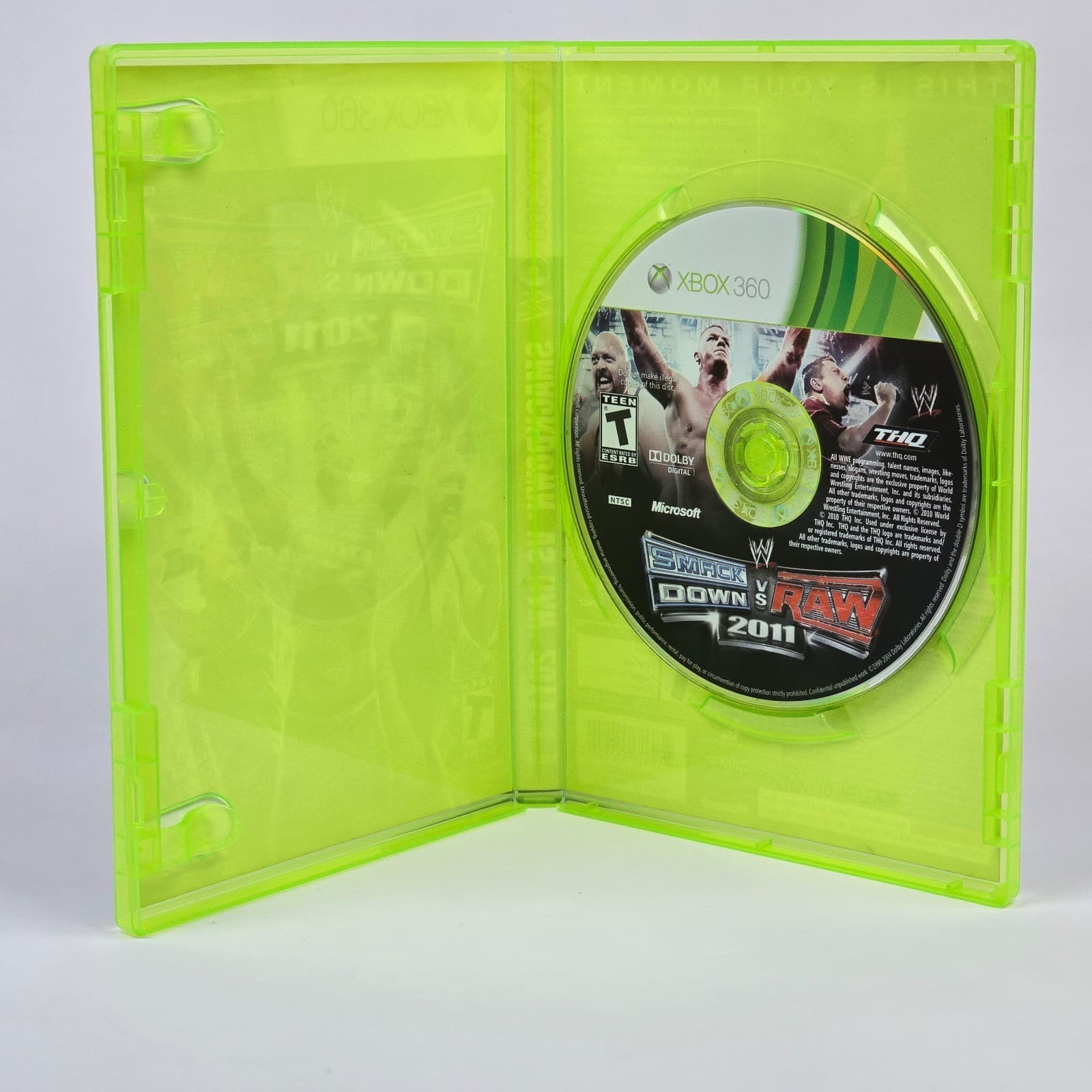 WWE Smackdown vs Raw 2011 (Xbox 360) Case & Disc - Thumbnail 2