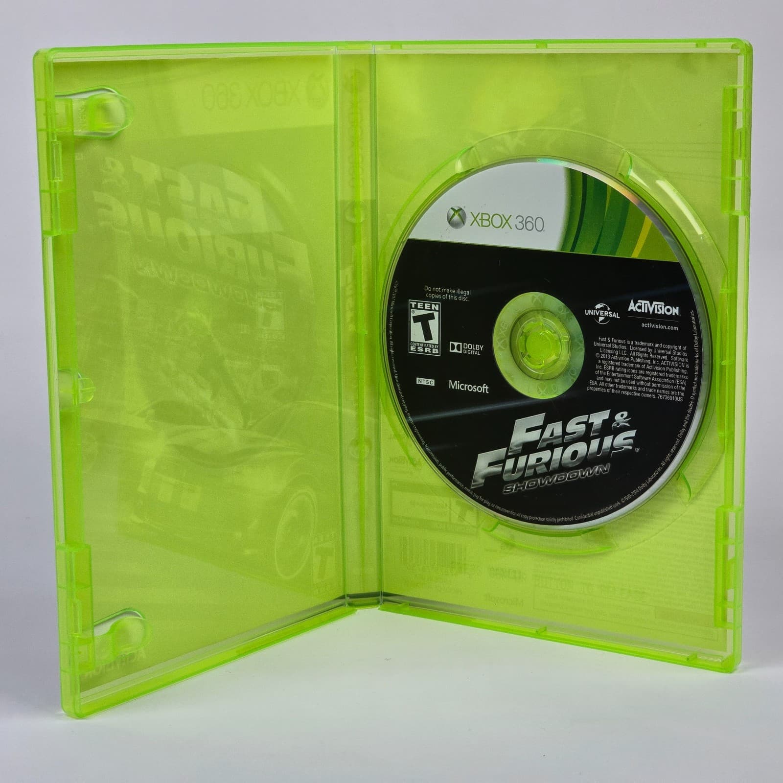 Fast & Furious: Showdown (Xbox 360) Case & Disc - Thumbnail 2