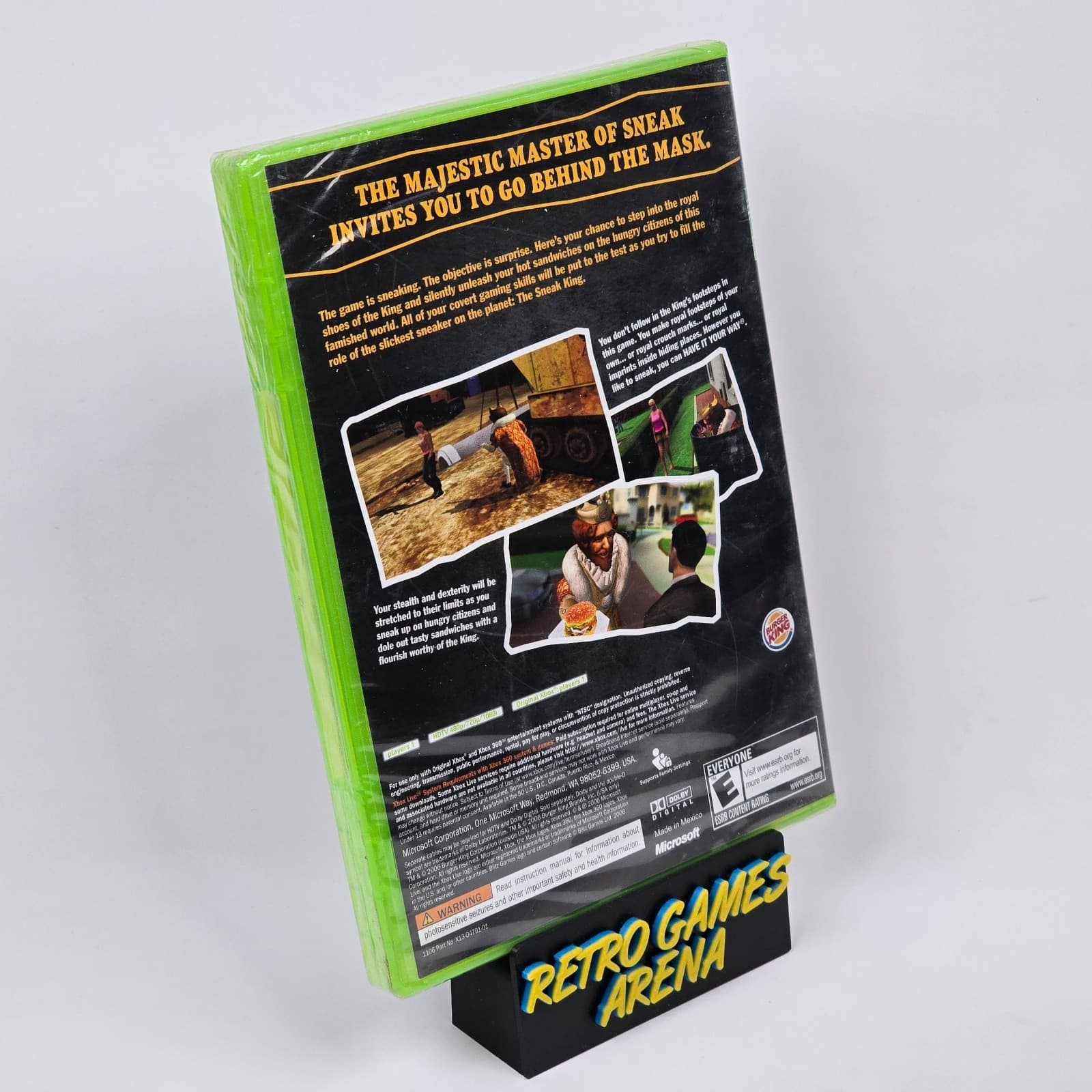 Sneak King - Burger King (Xbox 360) BRAND NEW FACTORY SEALED - Thumbnail 2