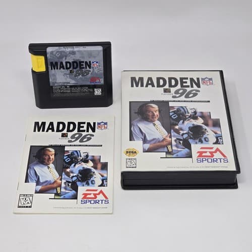 Madden NFL 96 (Sega Genesis) CIB COMPLETE & TESTED