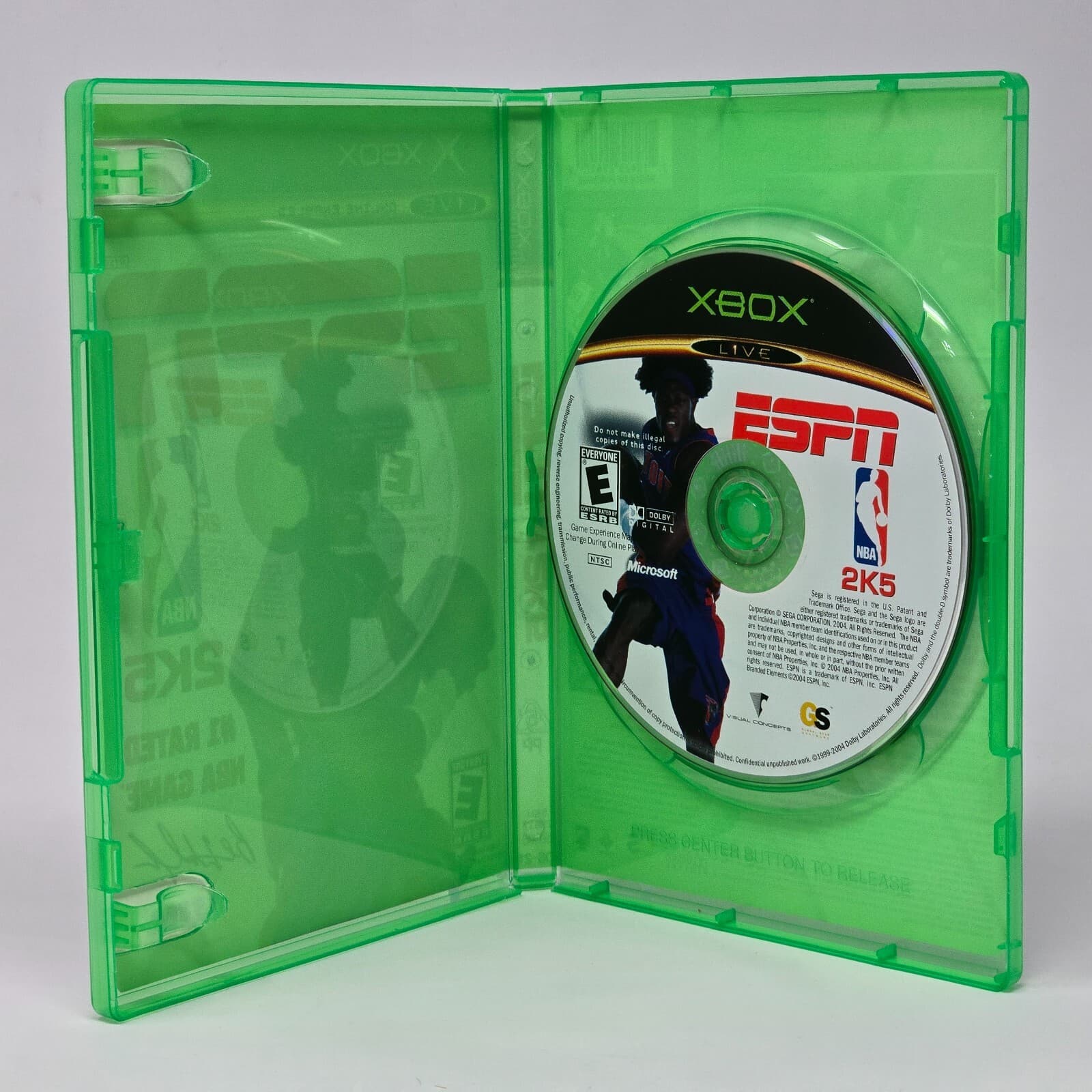 ESPN NBA 2K5 (Original Xbox) Case & Disc TESTED - Thumbnail 2