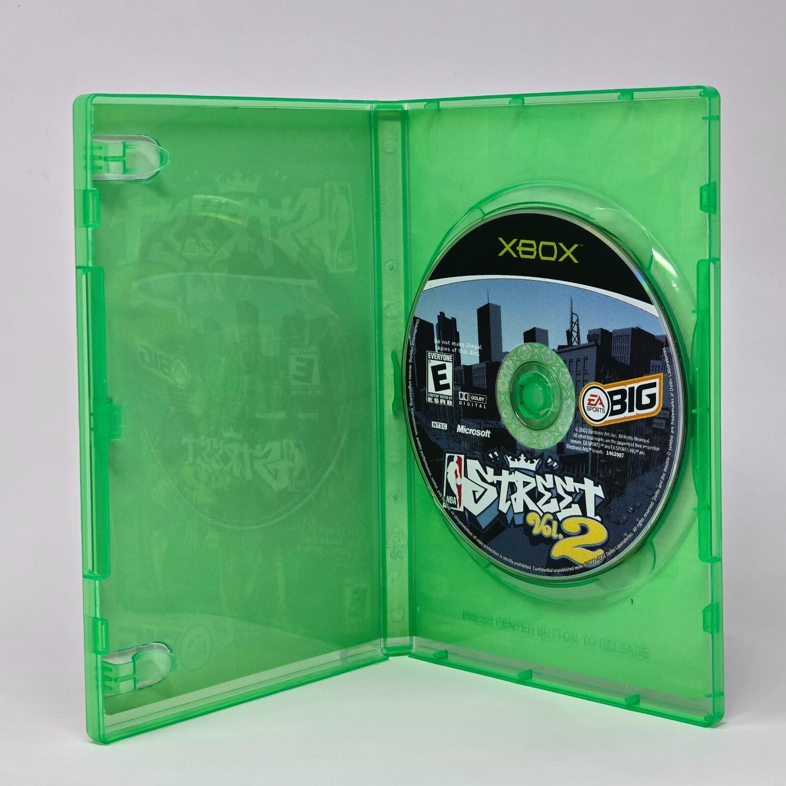 NBA Street: Vol 2 (Original Xbox) Black Label Case & Disc TESTED - Thumbnail 2