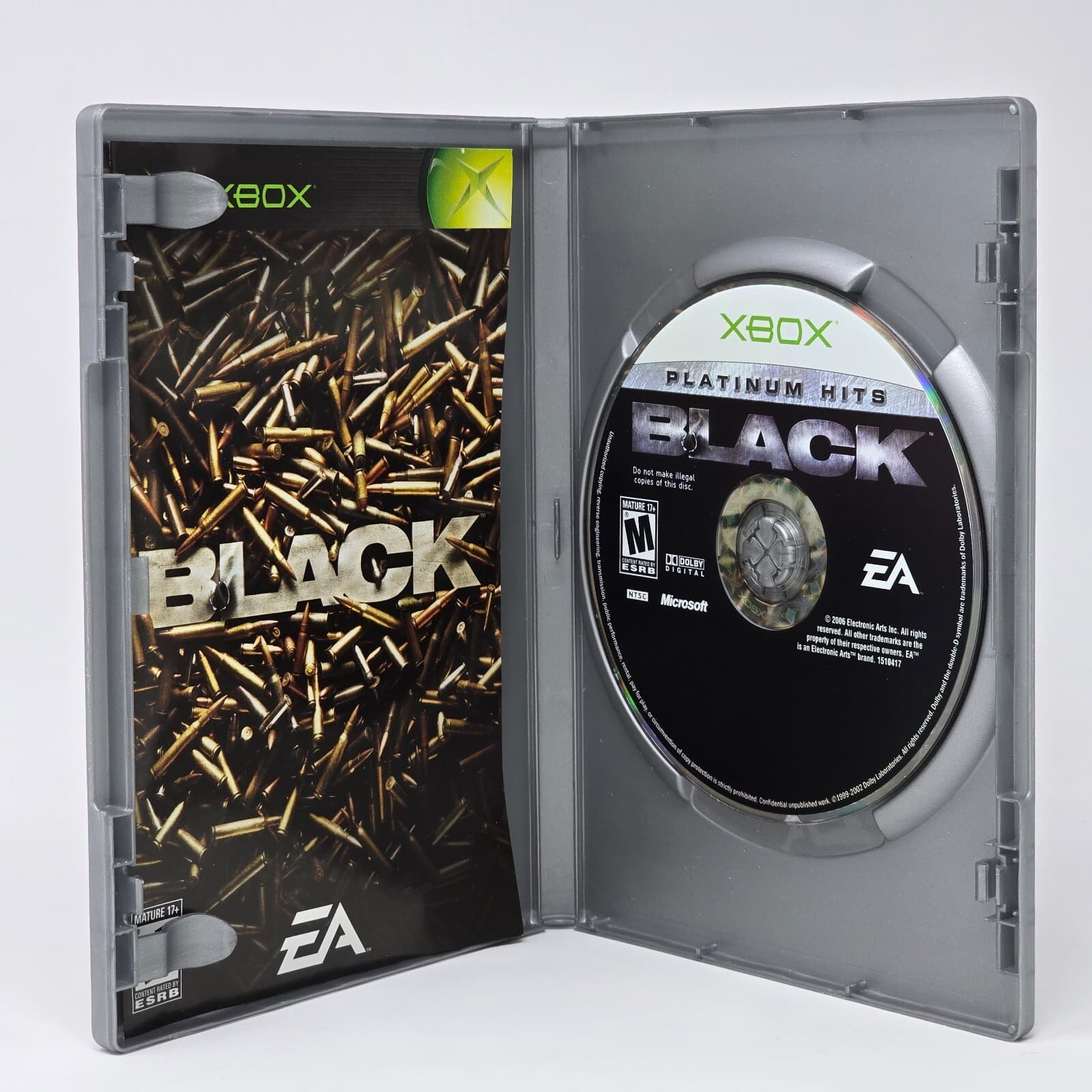 Black - The Game (Original Xbox) Platinum Hits CIB COMPLETE & TESTED - Thumbnail 2