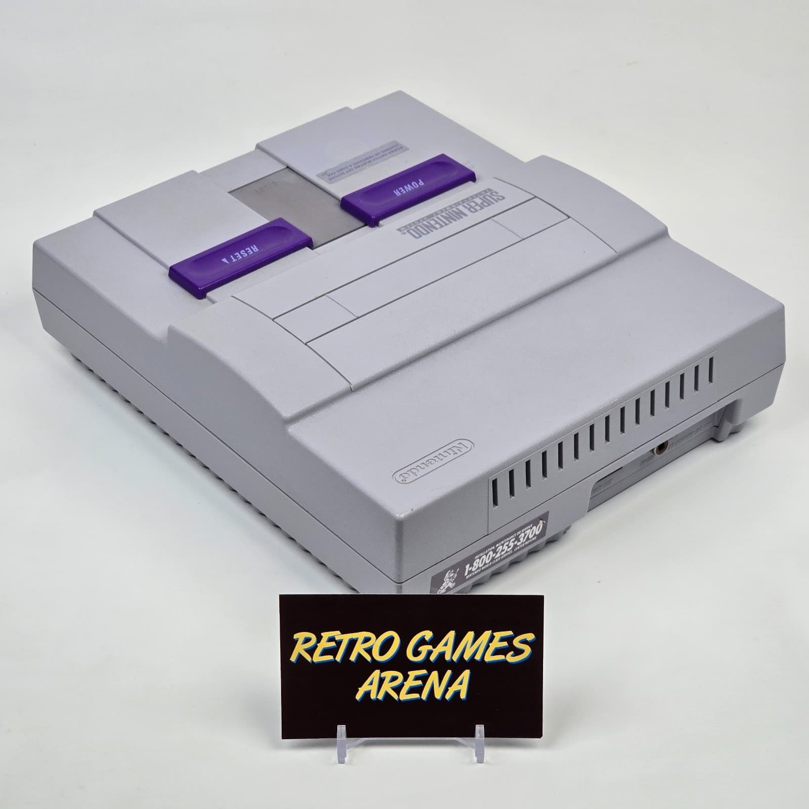 Super Nintendo SNES Console Only (SNS-001) THOROUGHLY CLEANED & TESTED - Thumbnail 2