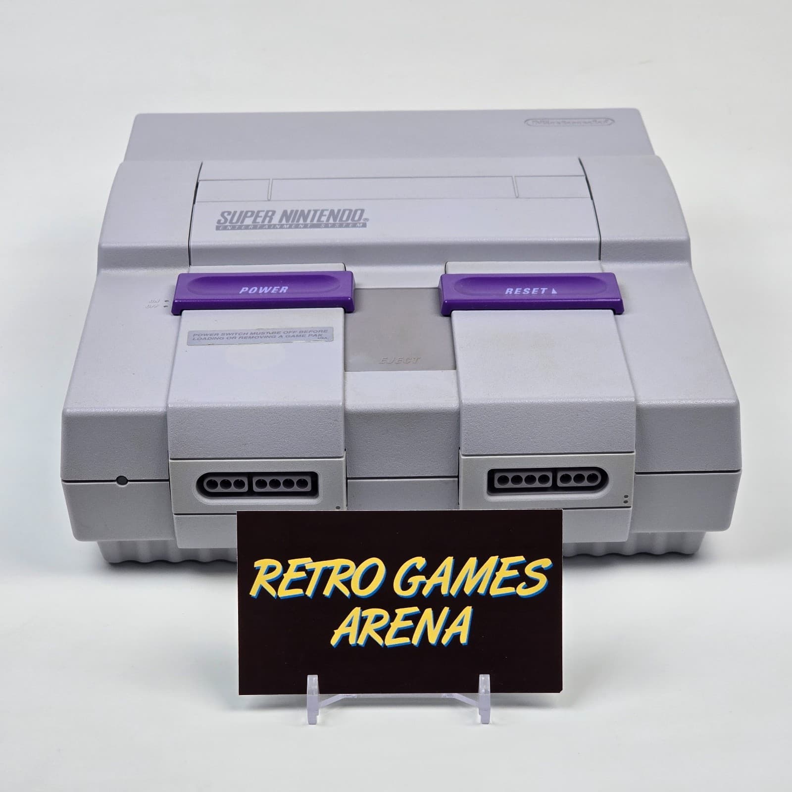 Super Nintendo SNES Console Only (SNS-001) THOROUGHLY CLEANED & TESTED - Thumbnail 3