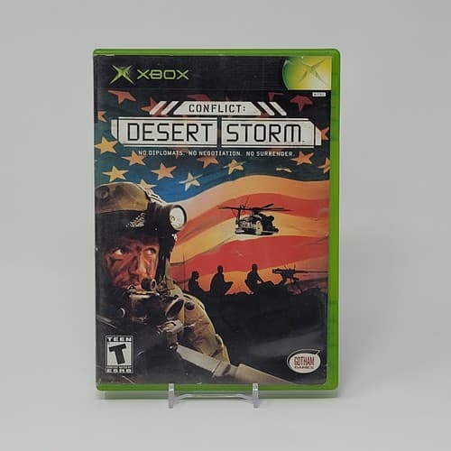 Conflict: Desert Storm (Original Xbox) Black Label CIB COMPLETE & TESTED