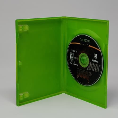 Doom 3 (Original Xbox) Black Label Case & Disc - Thumbnail 2