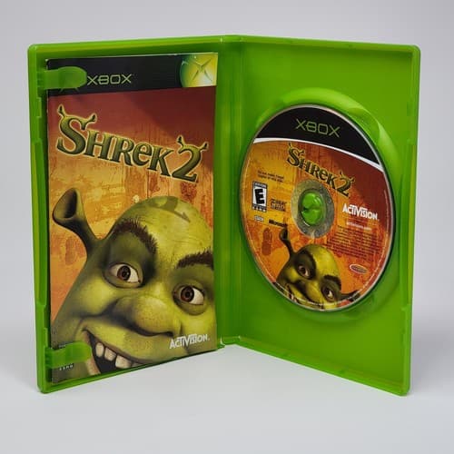 Shrek 2 (Original Xbox) Black Label CIB COMPLETE & TESTED - Thumbnail 2