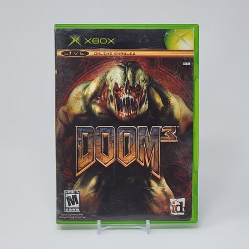 Doom 3 (Original Xbox) Black Label Case & Disc
