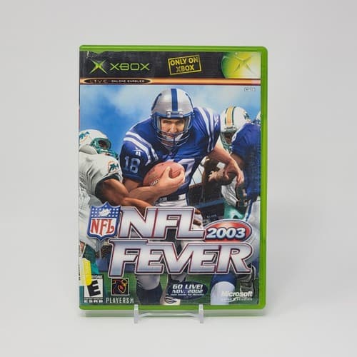 NFL Fever 2003 (Original Xbox) Case & Disc (No Manual) TESTED