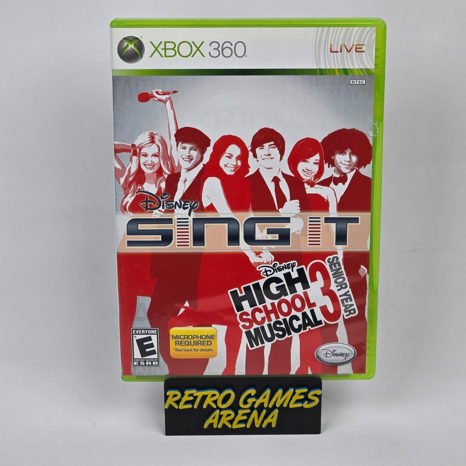 Disney Sing It: High School Musical 3 Senior Year (Xbox 360) CIB COMPLETE