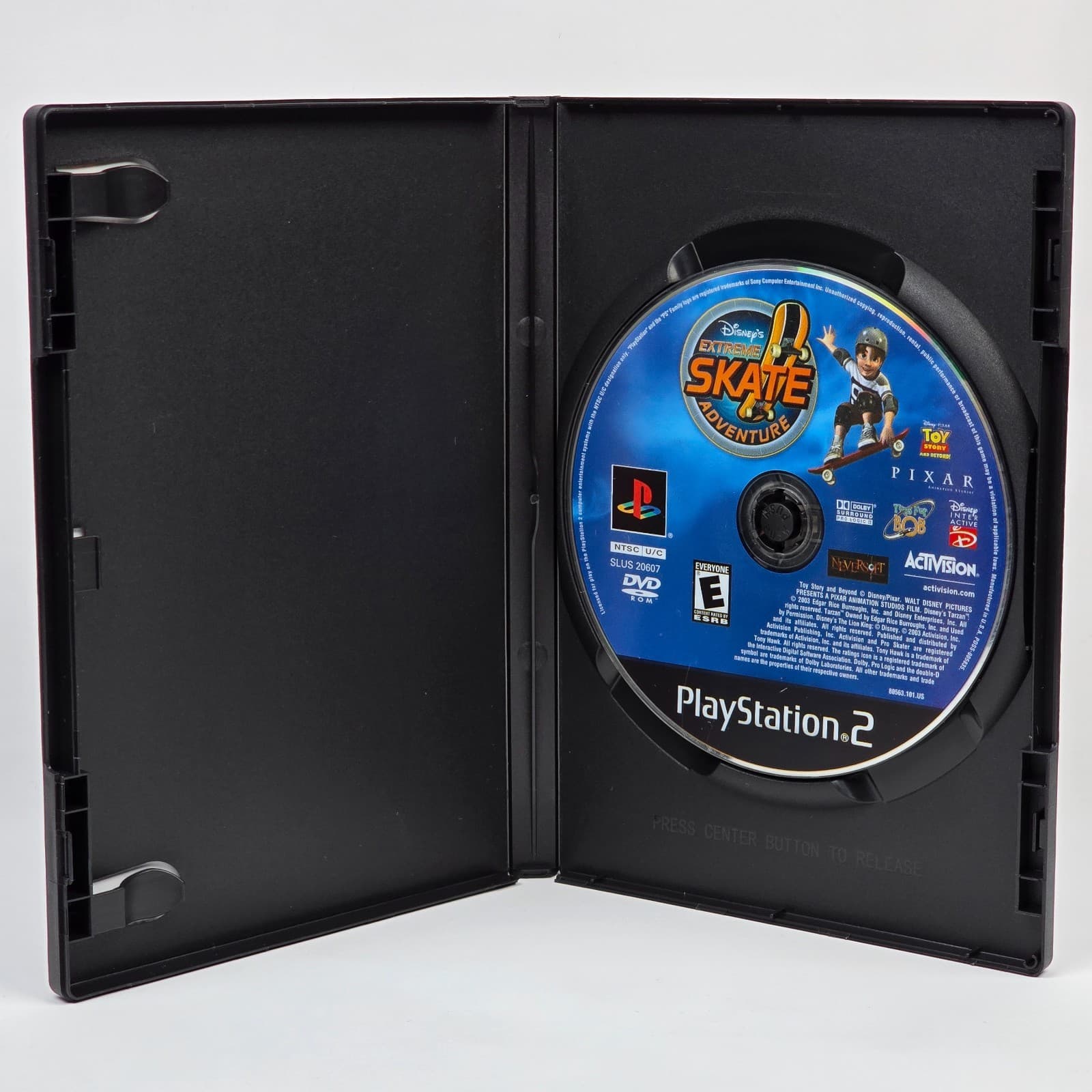 Disney's Extreme Skate Adventure (PlayStation 2 PS2) Case & Disc - Thumbnail 2