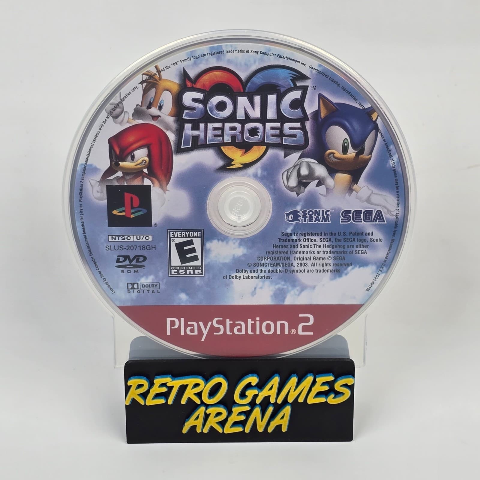 Sonic Heroes (PlayStation 2 PS2) Greatest Hits Disc