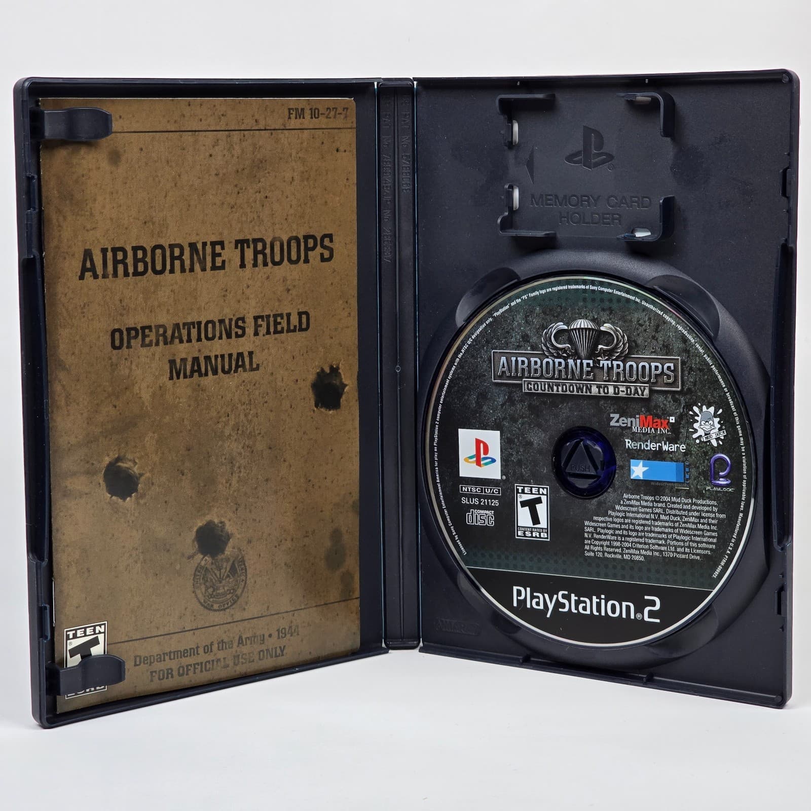 Airborne Troops: Countdown to D-Day (PlayStation 2 PS2) CIB COMPLETE - Thumbnail 2
