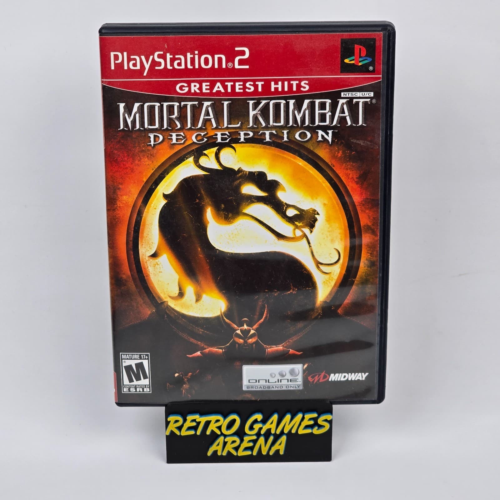 Mortal Kombat: Deception (PlayStation 2 PS2) Greatest Hits CIB COMPLETE