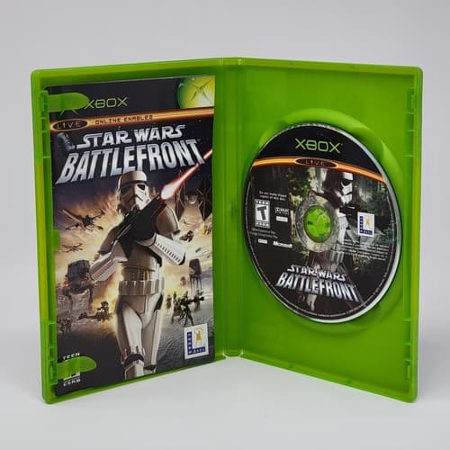 Star Wars: Battlefront (Original Xbox) Black Label CIB COMPLETE & TESTED - Thumbnail 2