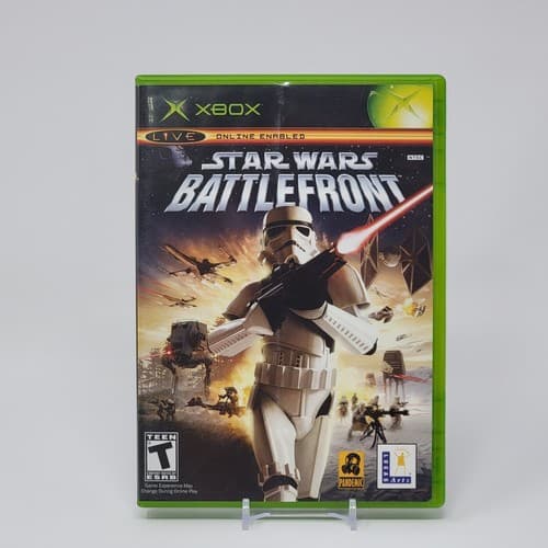 Star Wars: Battlefront (Original Xbox) Black Label CIB COMPLETE & TESTED