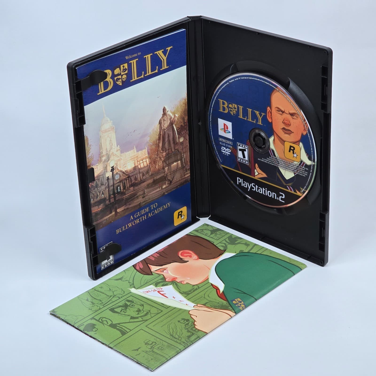 Bully (PlayStation 2 PS2) Black Label CIB COMPLETE with MAP - Thumbnail 2