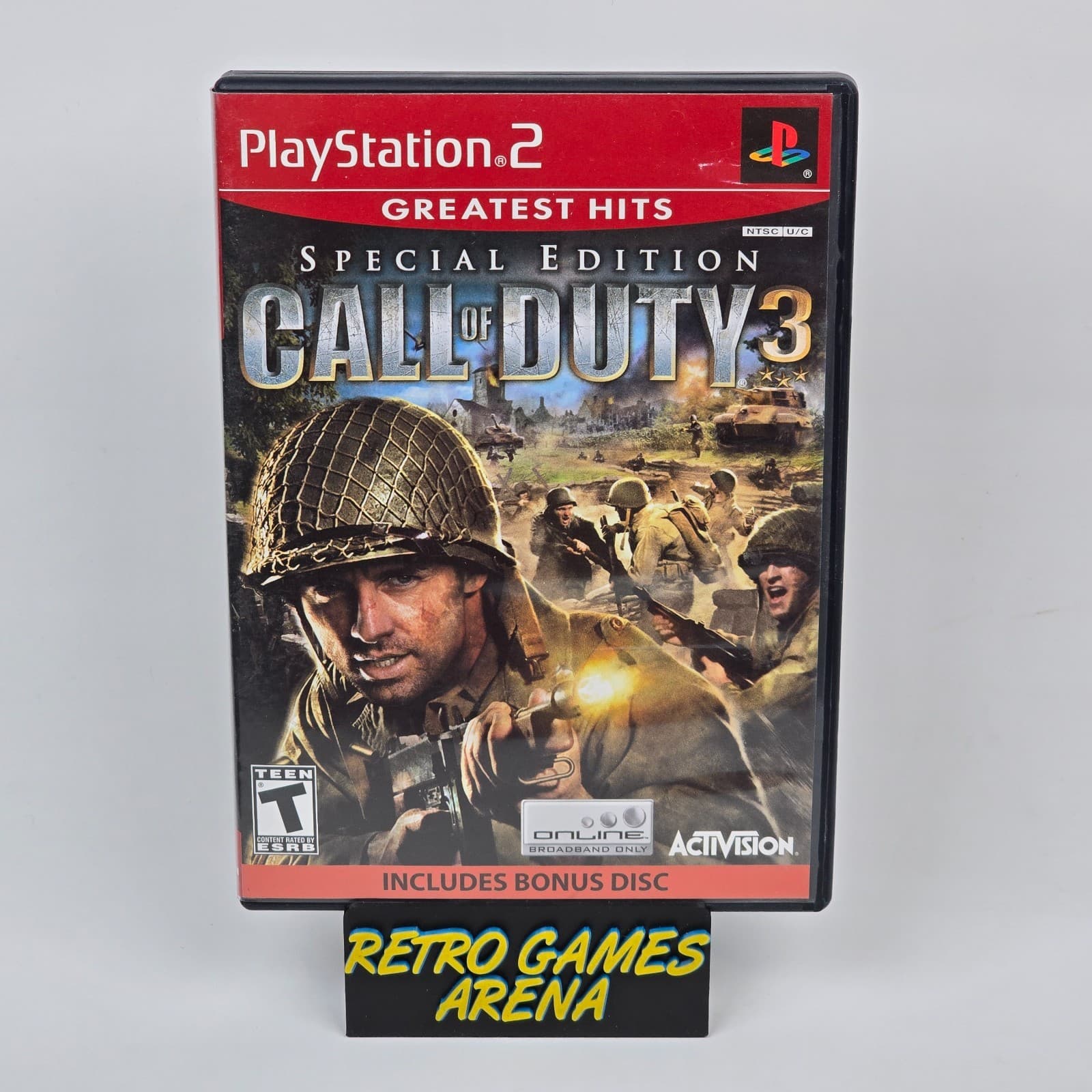 Call of Duty 3: Special Edition w/ Bonus Disc (PlayStation 2 PS2) CIB COMPLETE
