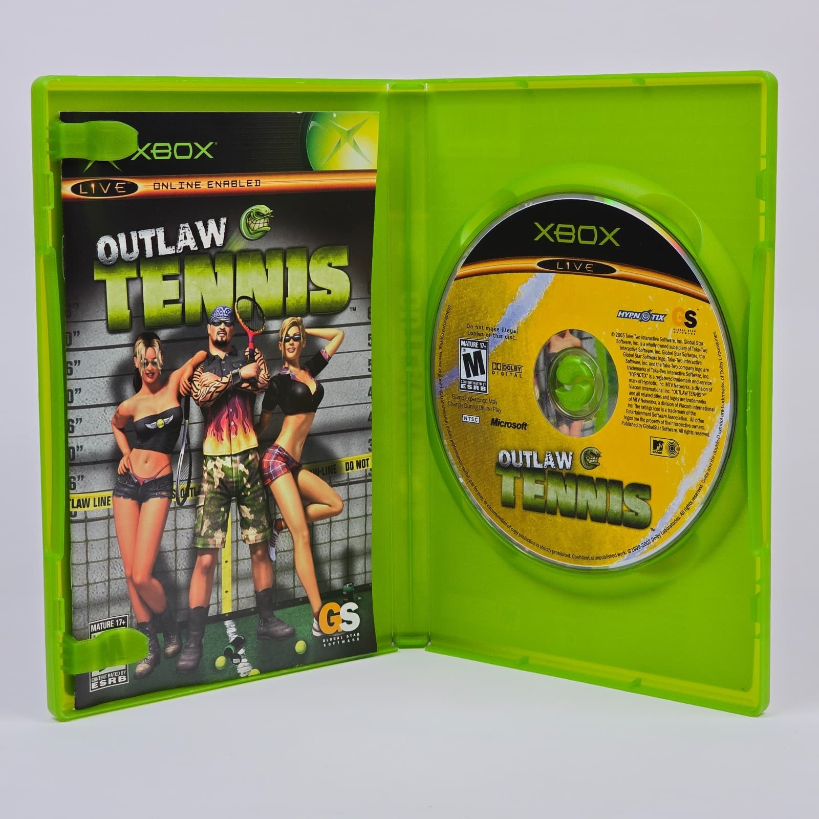 Outlaw Tennis (Original Xbox) CIB COMPLETE - Thumbnail 2
