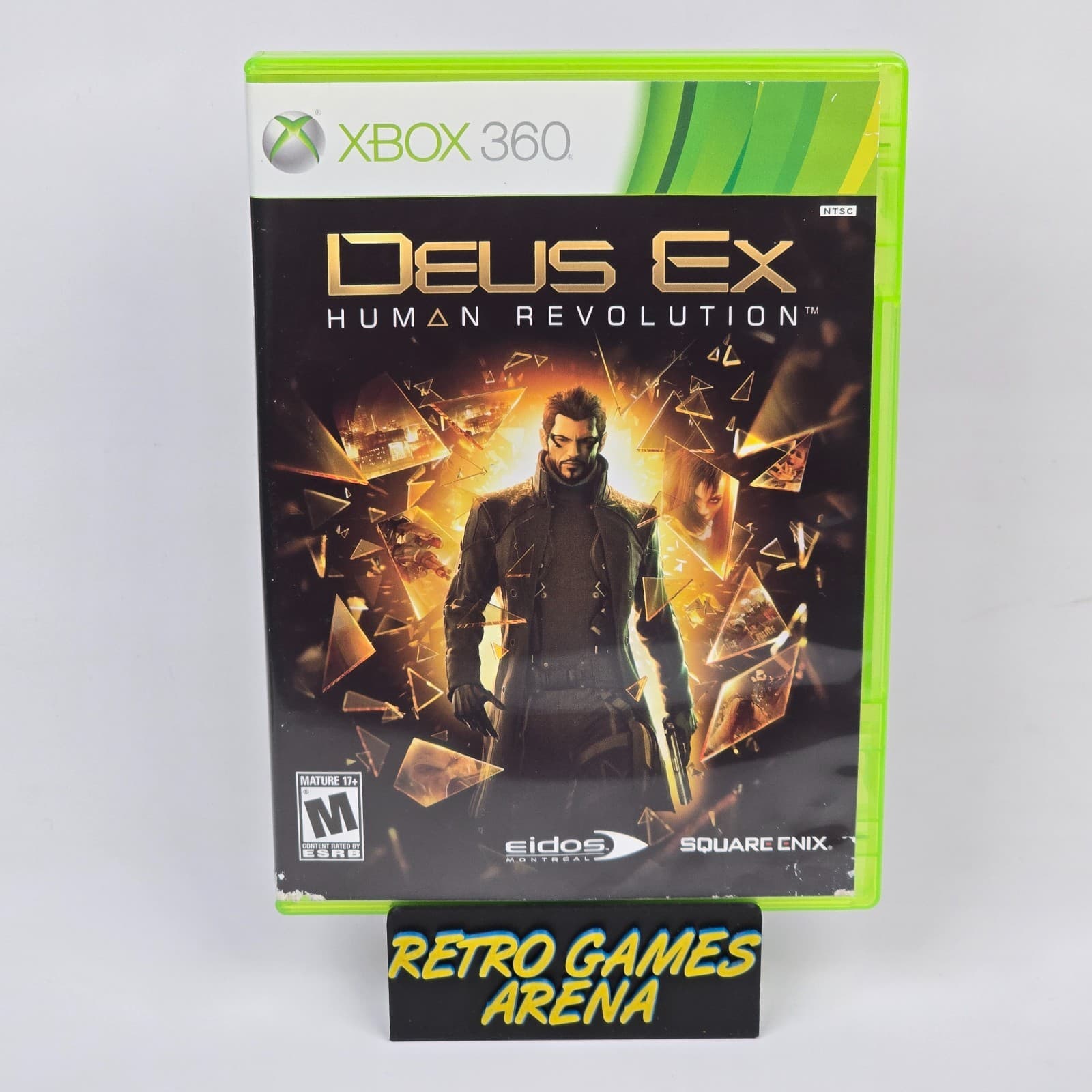 Deus Ex: Human Revolution (Xbox 360) Case & Disc