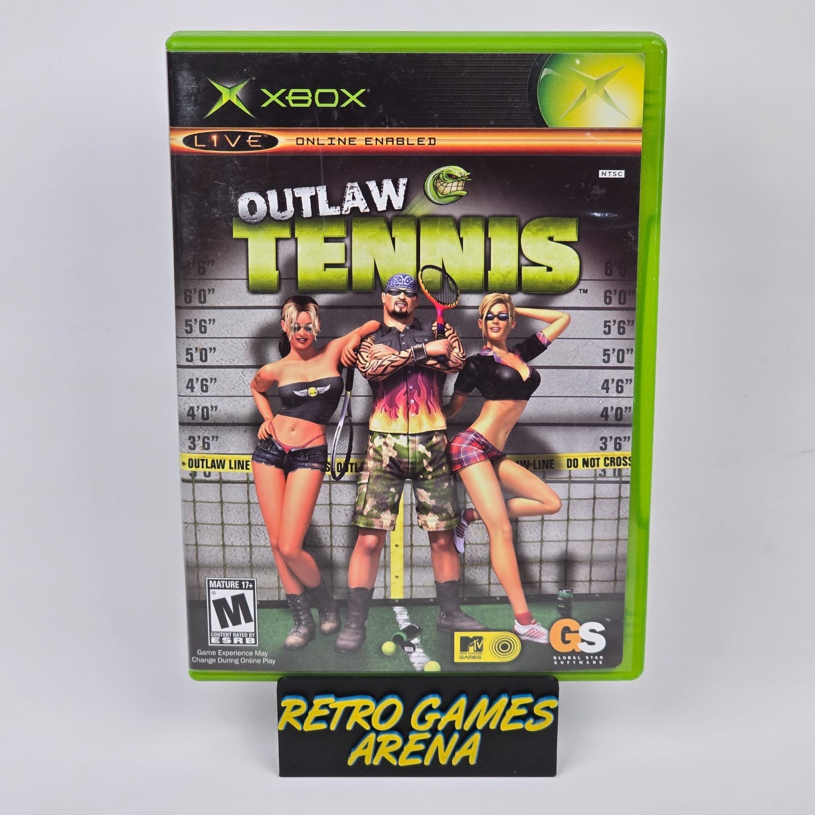 Outlaw Tennis (Original Xbox) CIB COMPLETE