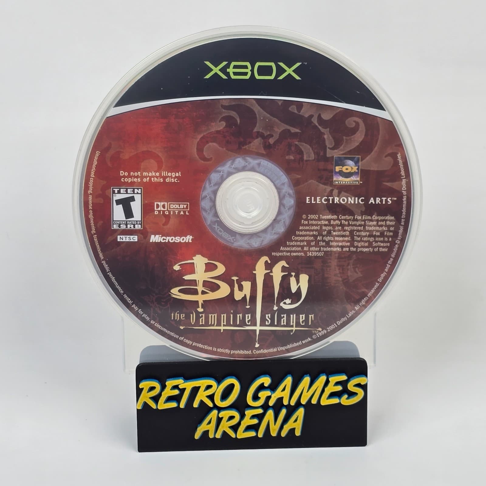 Buffy the Vampire Slayer (Original Xbox) Disc