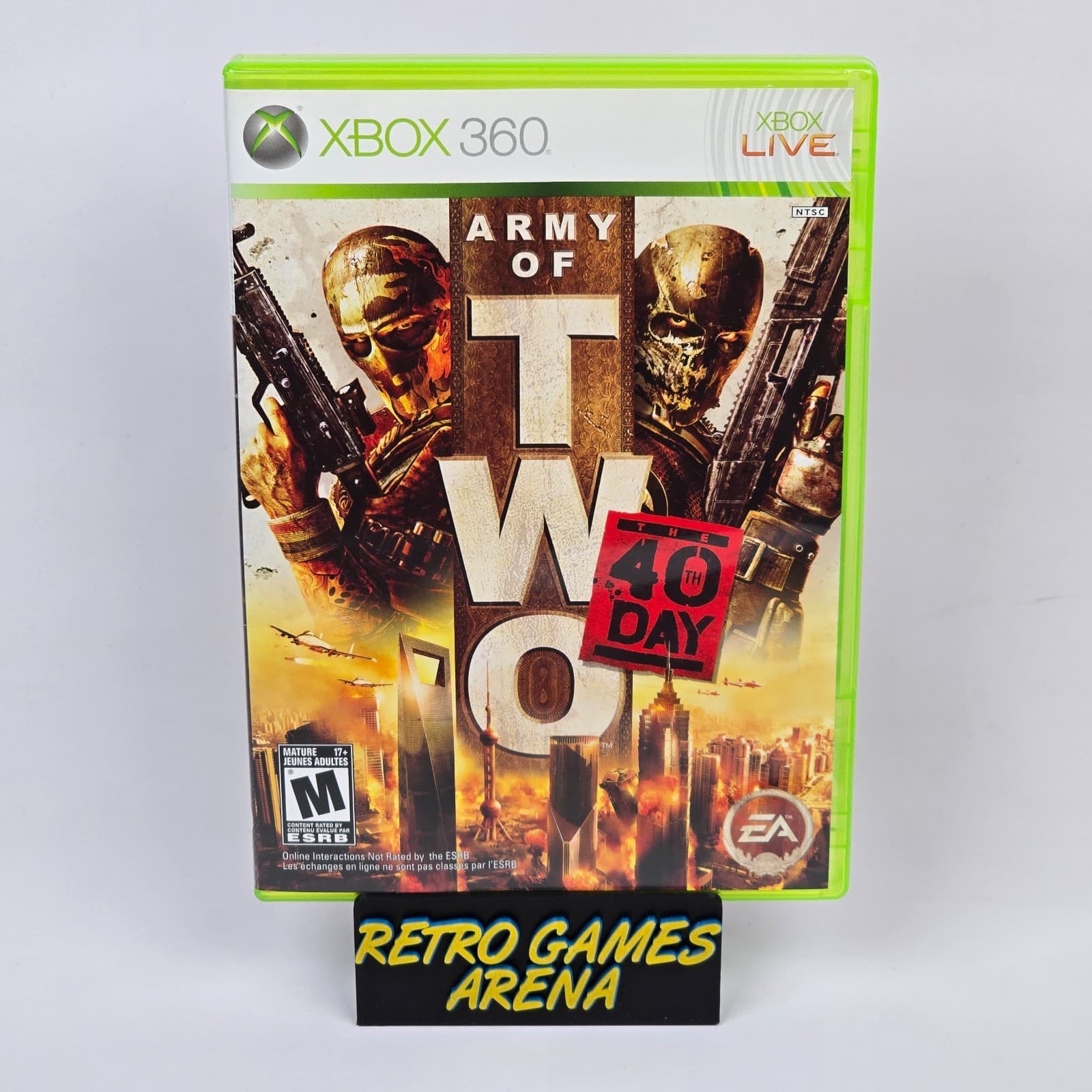 Army of Two: The 40th Day (Xbox 360) Case & Disc