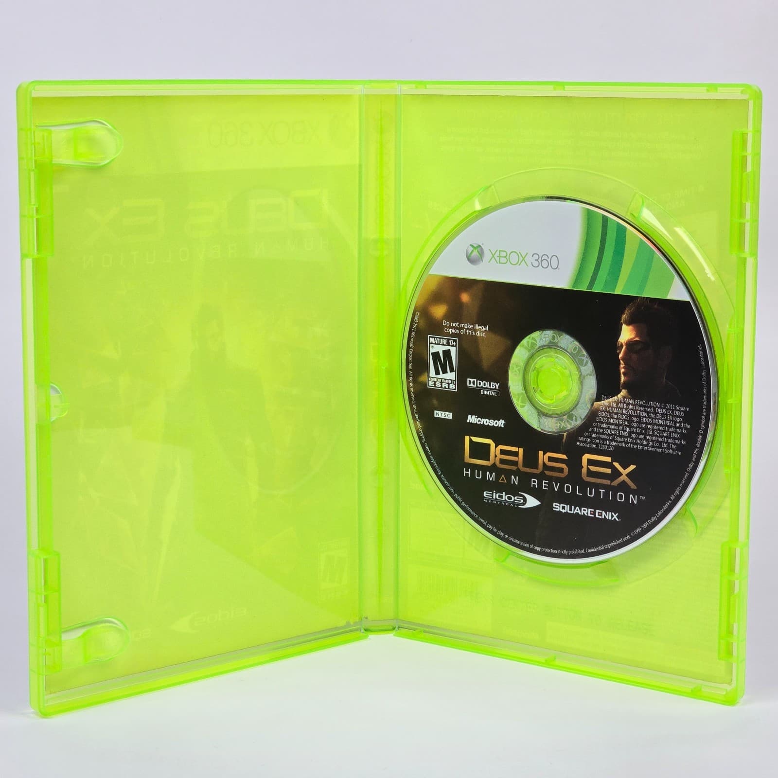 Deus Ex: Human Revolution (Xbox 360) Case & Disc - Thumbnail 2