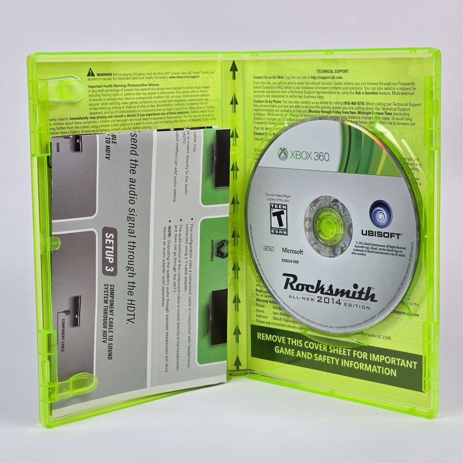 Rocksmith: 2014 Edition (Xbox 360) CIB COMPLETE - Thumbnail 2