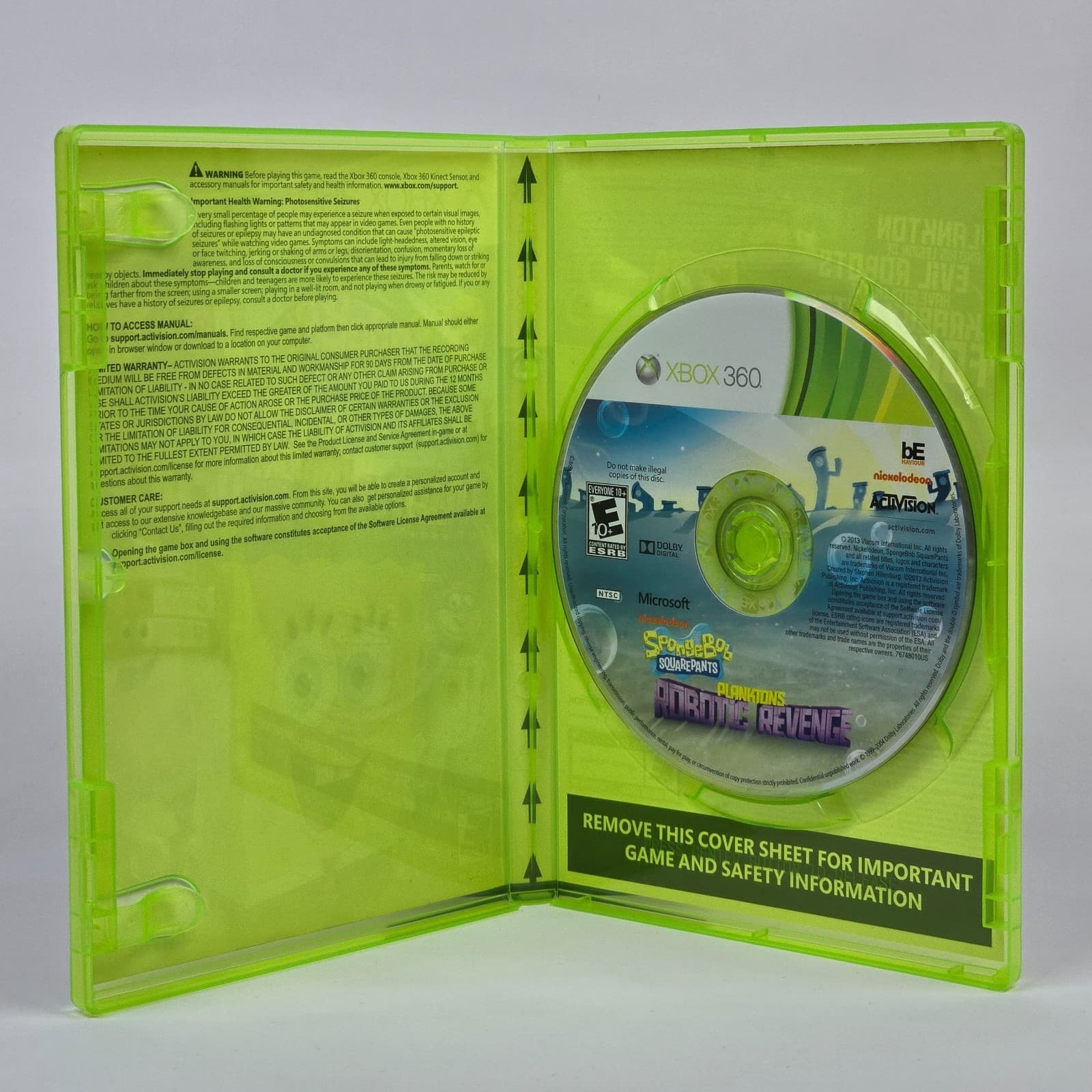 SpongeBob SquarePants: Plankton's Robotic Revenge (Xbox 360) CIB COMPLETE - Thumbnail 2