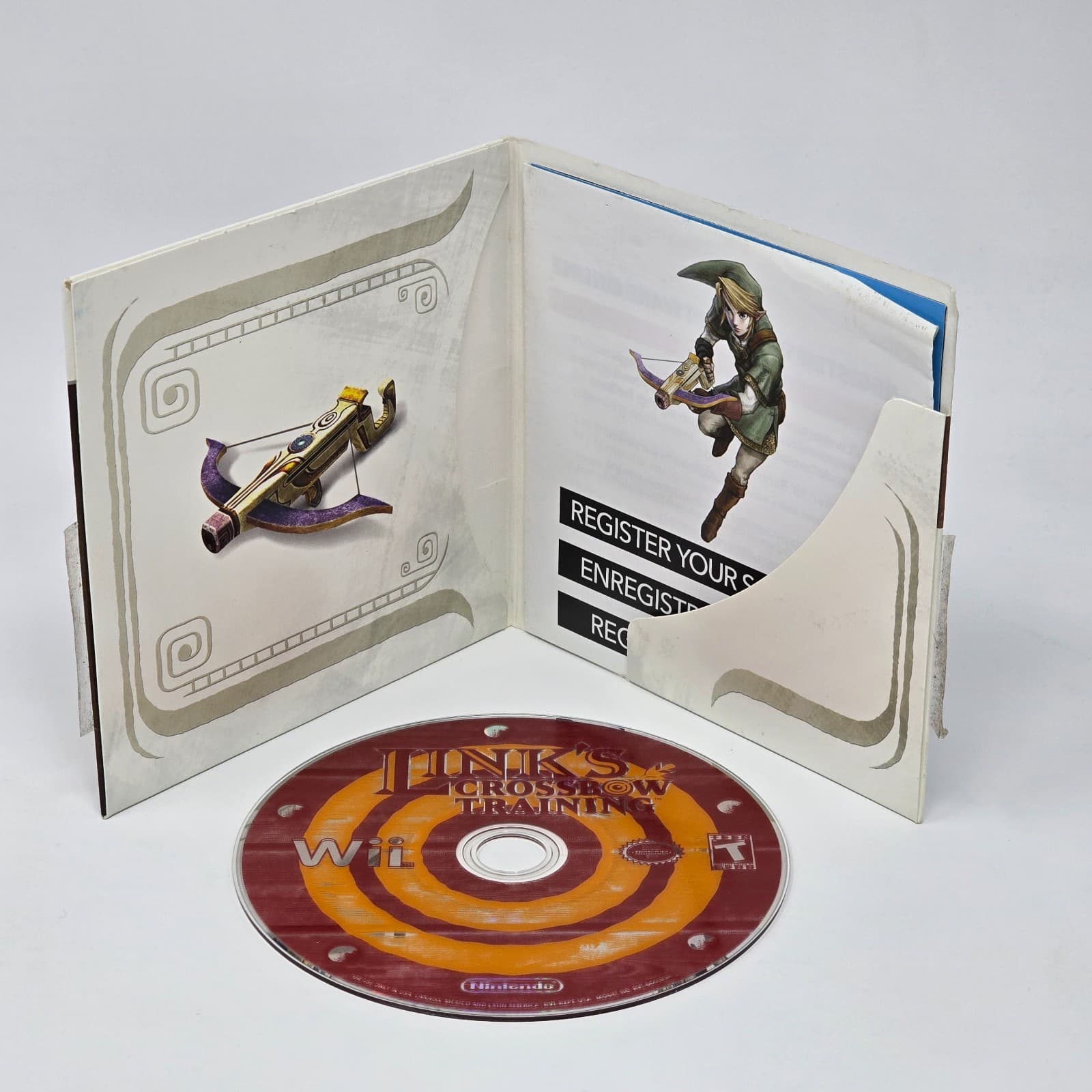 Link's Crossbow Training (Nintendo Wii) Case & Disc TESTED - Thumbnail 2
