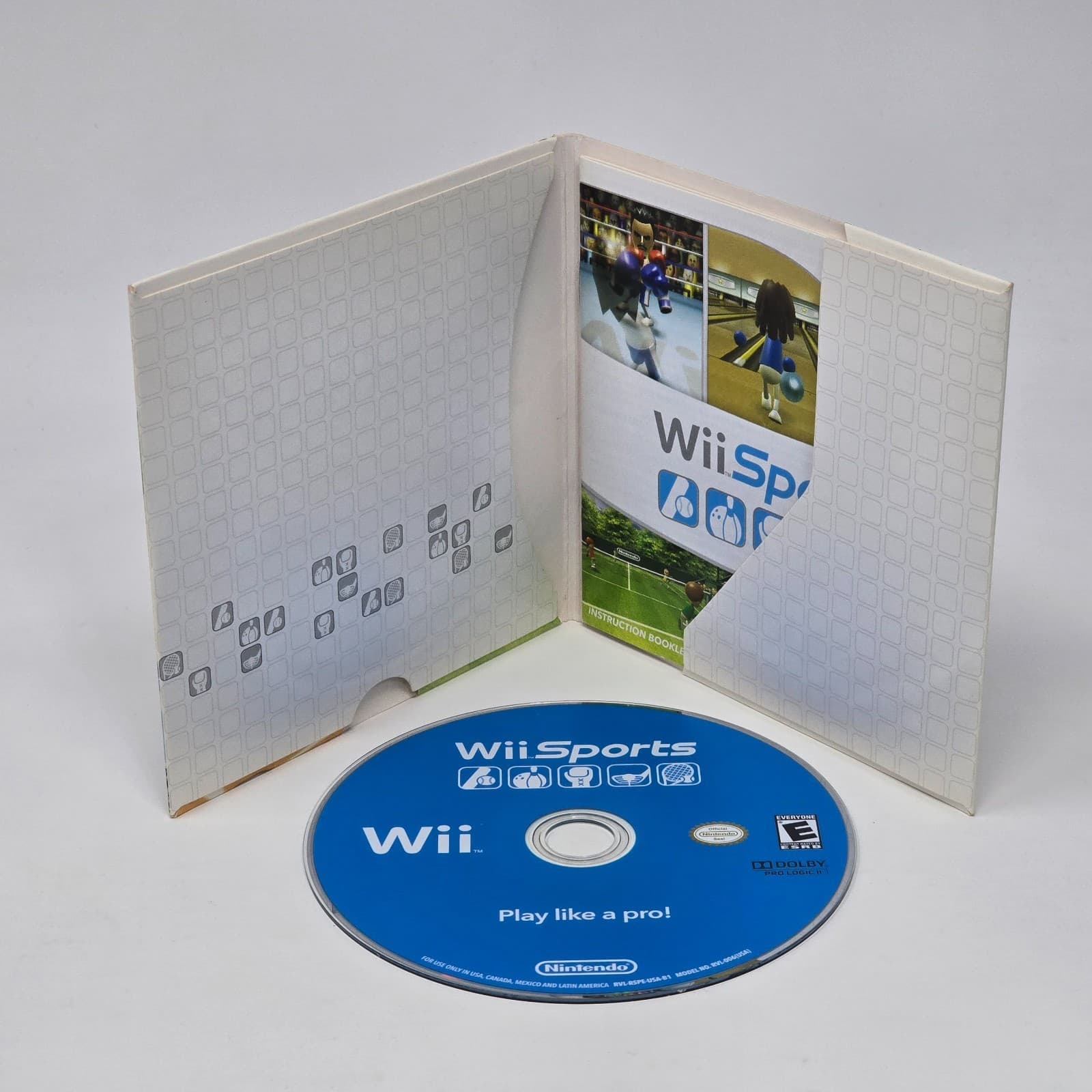 Wii Sports (Nintendo Wii) Cardboard Sleeve CIB COMPLETE - Thumbnail 2