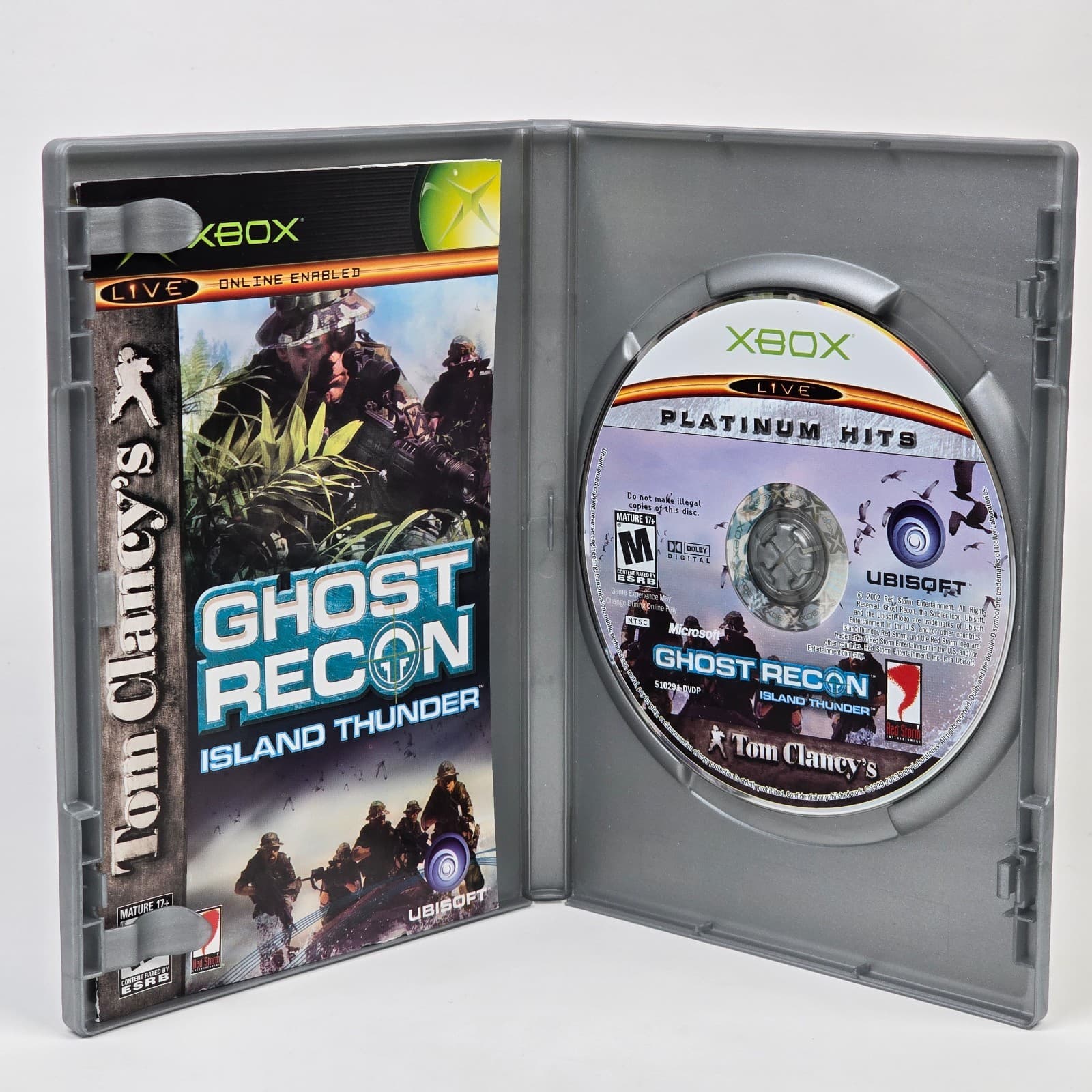 Ghost Recon: Island Thunder (Original Xbox) Platinum Hits CIB COMPLETE & TESTED - Thumbnail 2