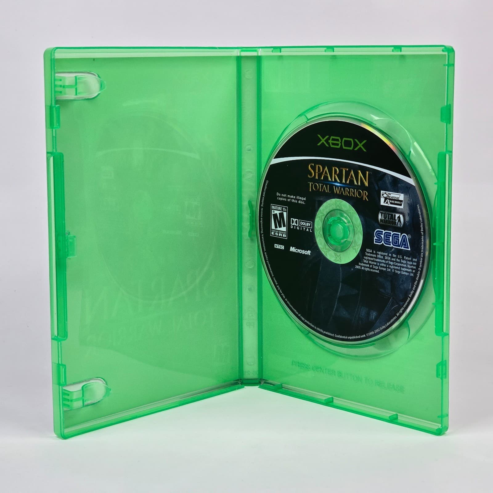 Spartan: Total Warrior (Original Xbox) Case & Disc TESTED - Thumbnail 2