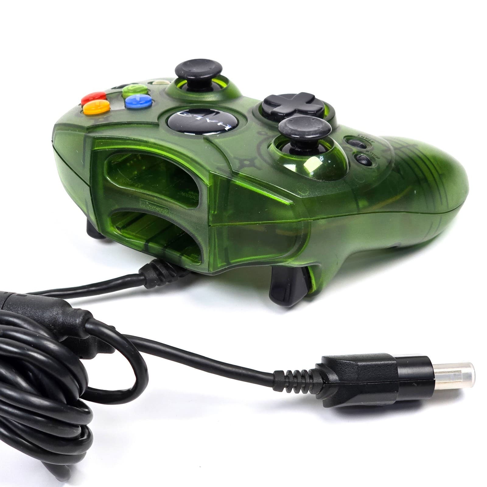 Original Xbox Limited Special Edition Halo Green OEM S Type Controller TESTED - Thumbnail 3
