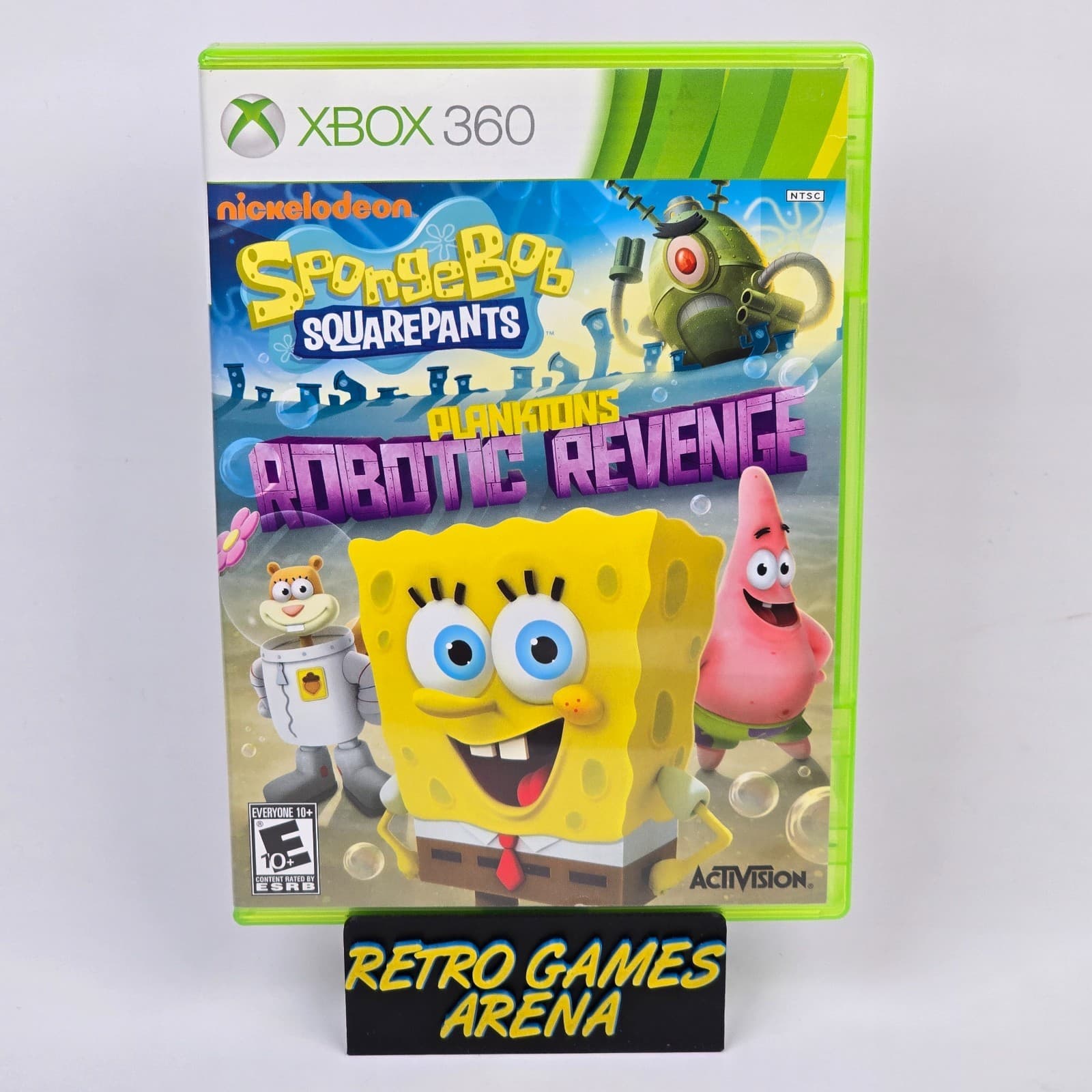 SpongeBob SquarePants: Plankton's Robotic Revenge (Xbox 360) CIB COMPLETE