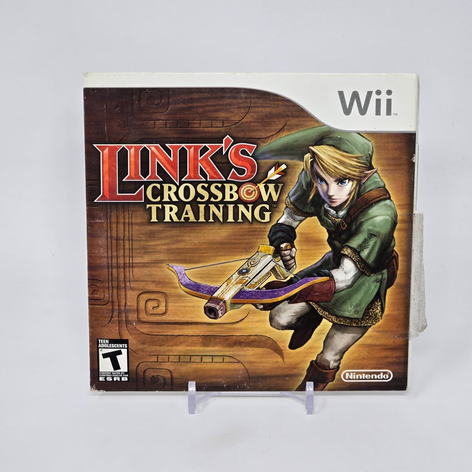 Link's Crossbow Training (Nintendo Wii) Case & Disc TESTED