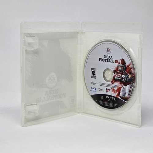 NCAA Football 12 (PlayStation 3 PS3) Case & Disc TESTED - Thumbnail 2
