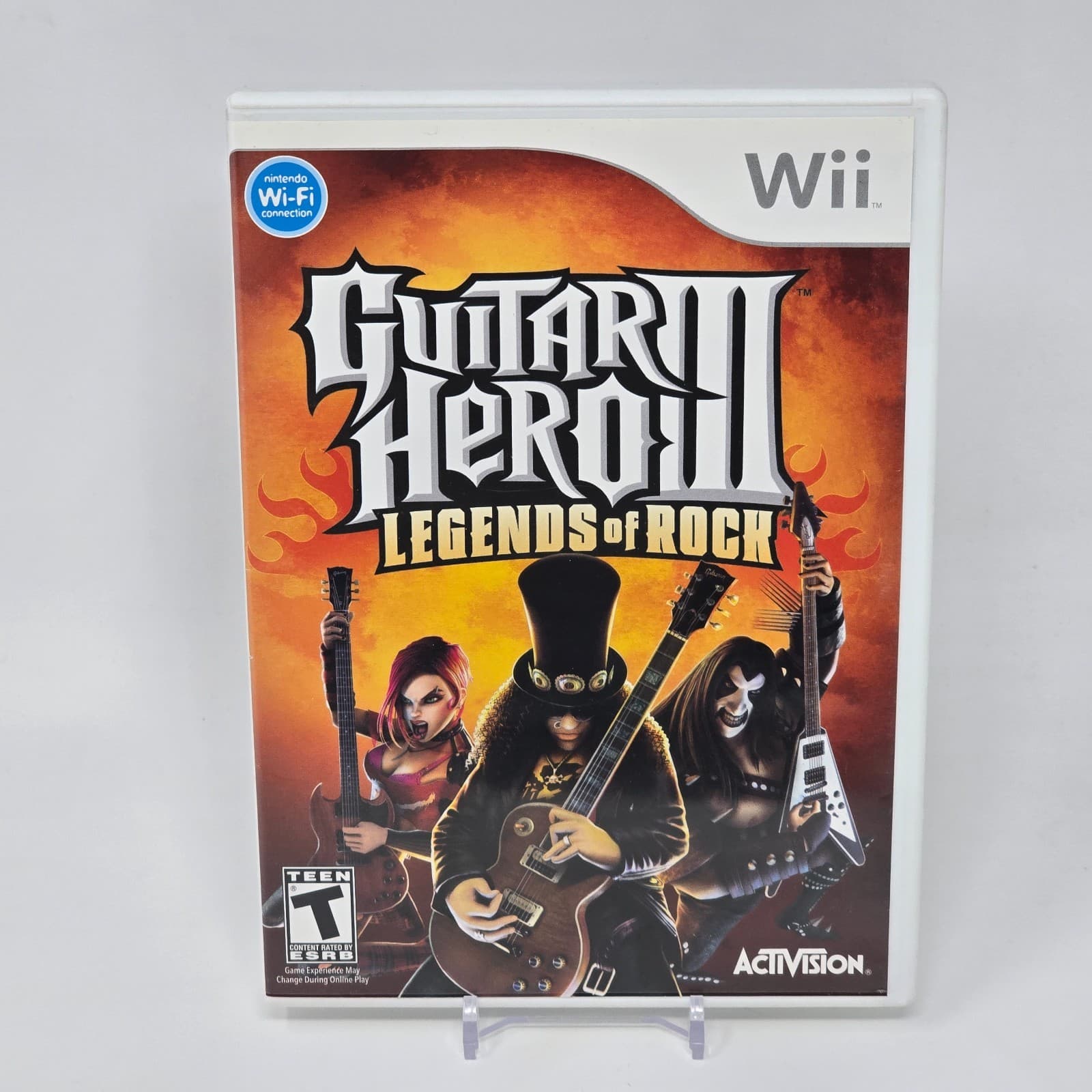 Guitar Hero III 3: Legends of Rock (Nintendo Wii) CIB COMPLETE & TESTED