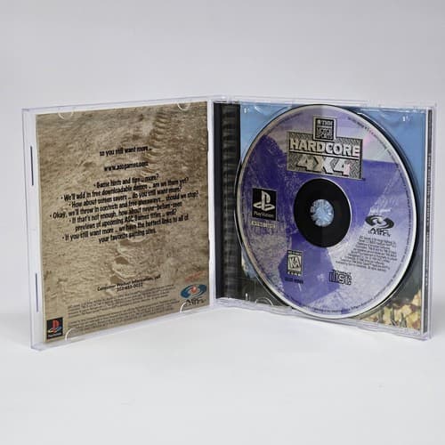 TNN Motor Sports Hardcore 4x4 (PlayStation 1 PS1) Black Label CIB & TESTED - Thumbnail 2
