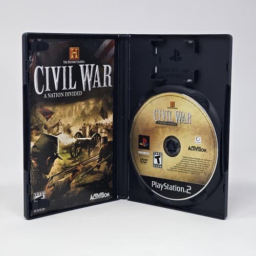 History Channel: Civil War - A Nation Divided (PlayStation 2 PS2) CIB COMPLETE - Thumbnail 2