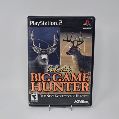 Cabela's Big Game Hunter -2002 (PlayStation 2 PS2) Black Label CIB & TESTED