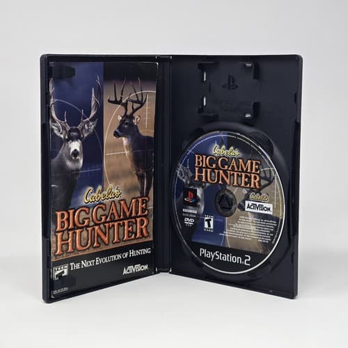 Cabela's Big Game Hunter -2002 (PlayStation 2 PS2) Black Label CIB & TESTED - Thumbnail 2