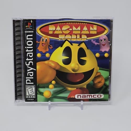 Pac-Man World: 20th Anniversary (PlayStation 1 PS1) Black Label CIB & TESTED